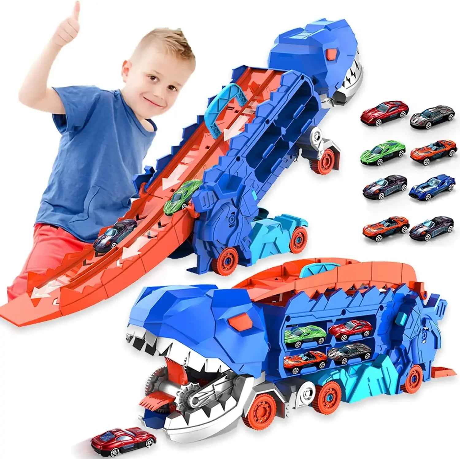 🦖 Dino Transporter Truck – Roaring Fun on Wheels! 🚚🦕 - ThiGui