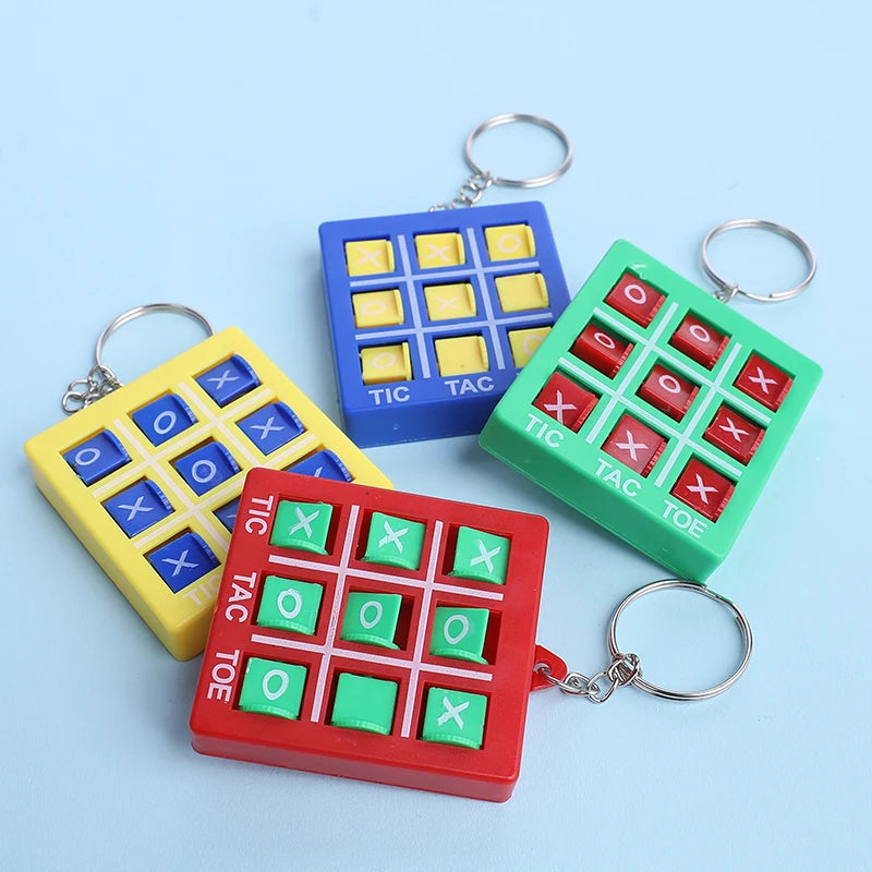 🎒🎯 Mini Tic Tac Toe Game Keychains – Pocket-Sized Fun for Smart Little Minds! 🧠✨ - ThiGui