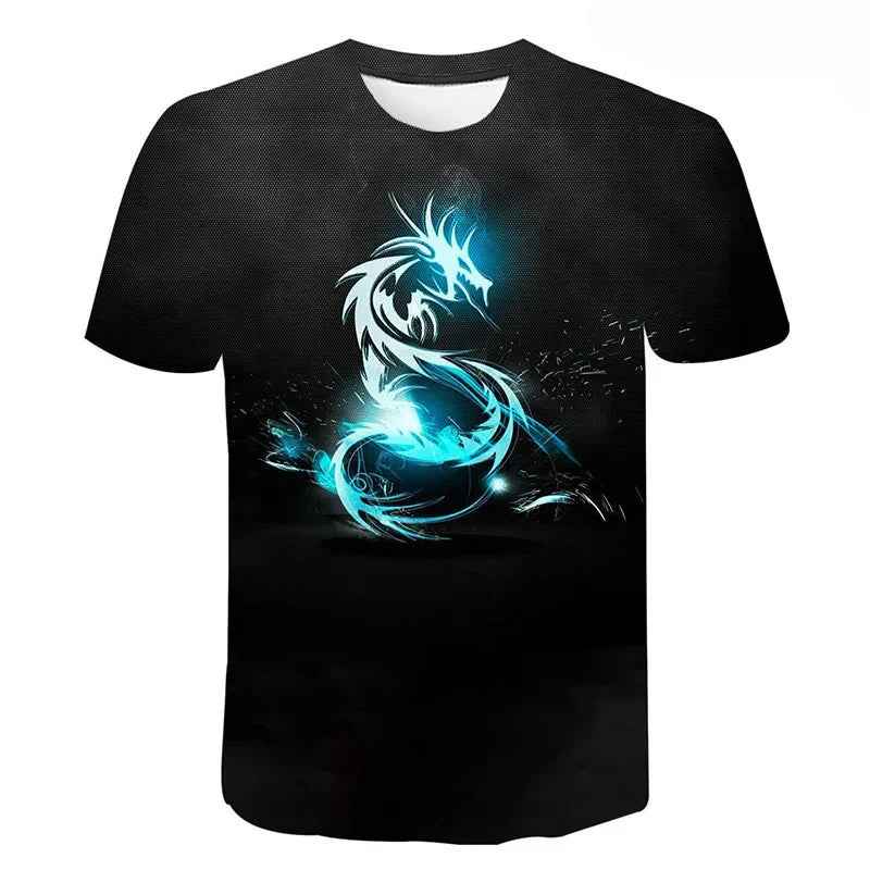 👕Roaring Style! 3D Dragon T-Shirt for Little Adventurers - ThiGui