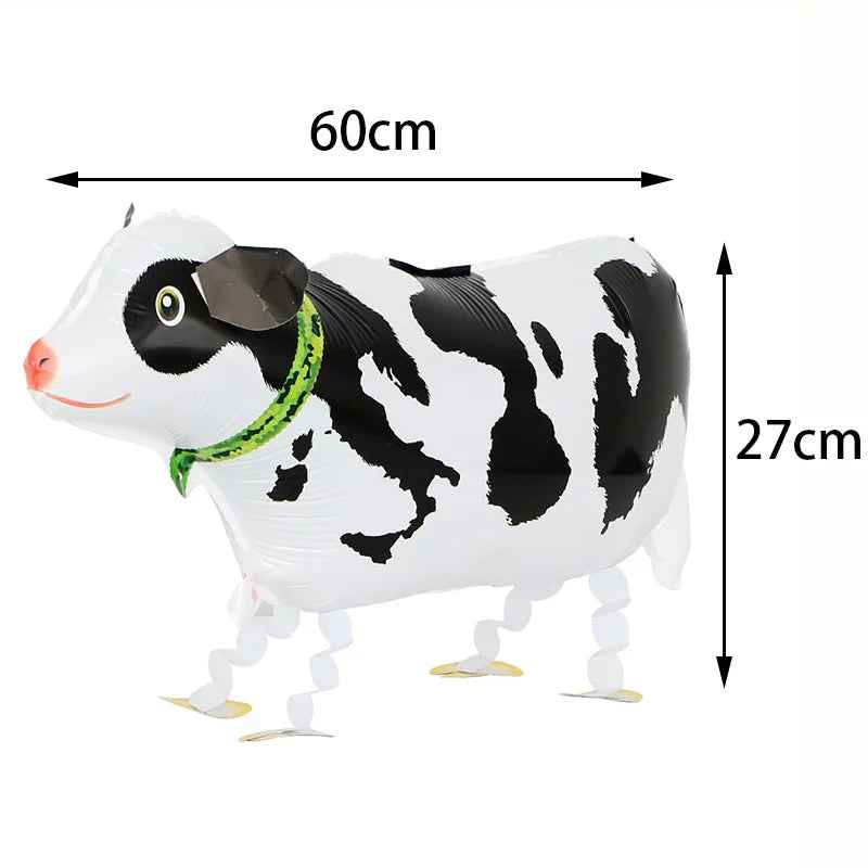 🐷Oink, Moo, Baa – Adorable Farm Animals Tablecloth for a Barnyard Bash! 🐮🐑 - ThiGui