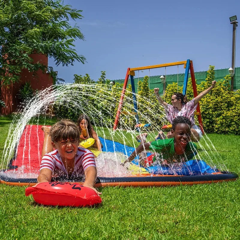 🌊💦 Slip, Slide & Smile! Backyard Water Slide with Sprinkler – The Ultimate Summer Splash 🌞👧🧒 - ThiGui