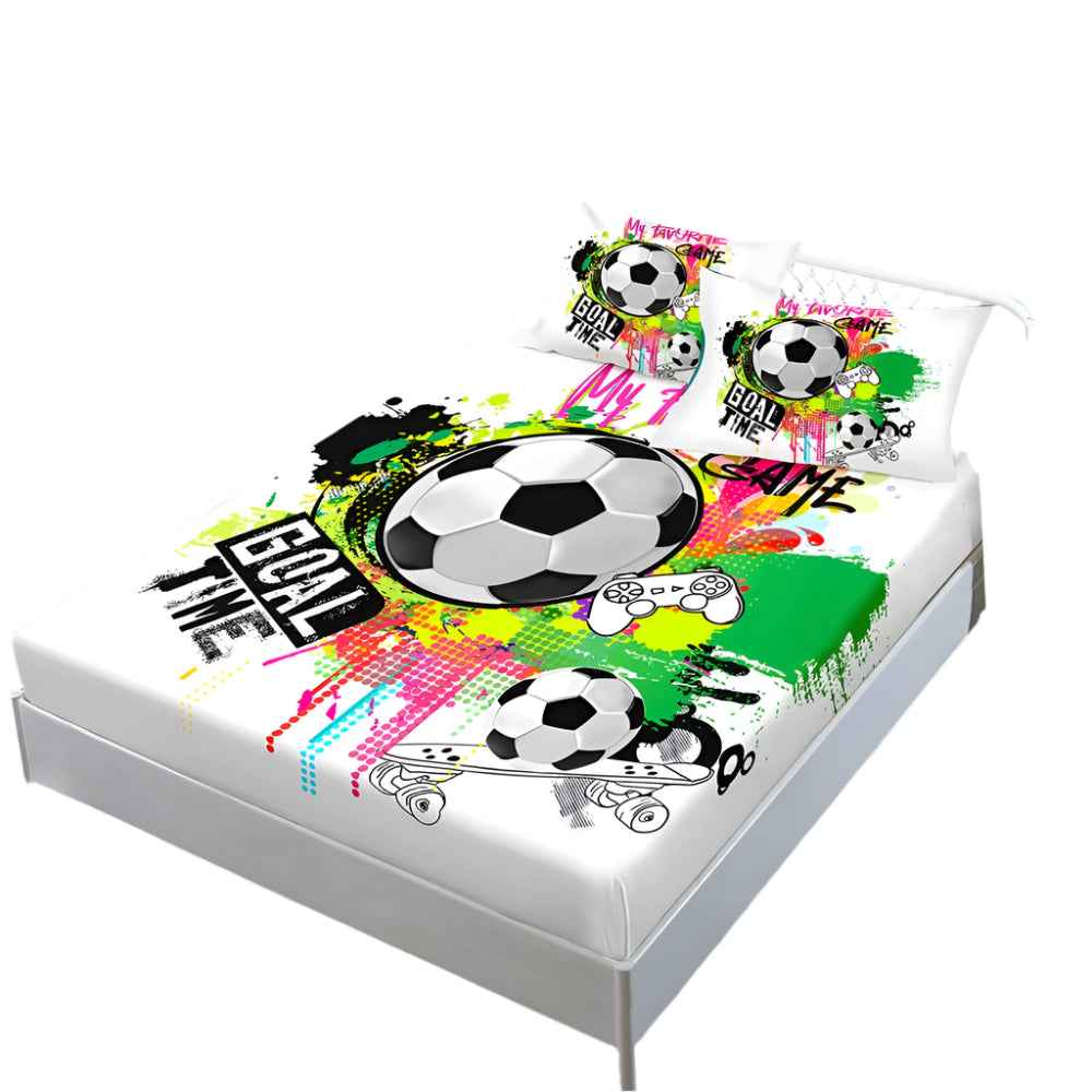 🏀 Game On! Slam Dunk Bedding Set for Young Basketball Stars - ThiGui