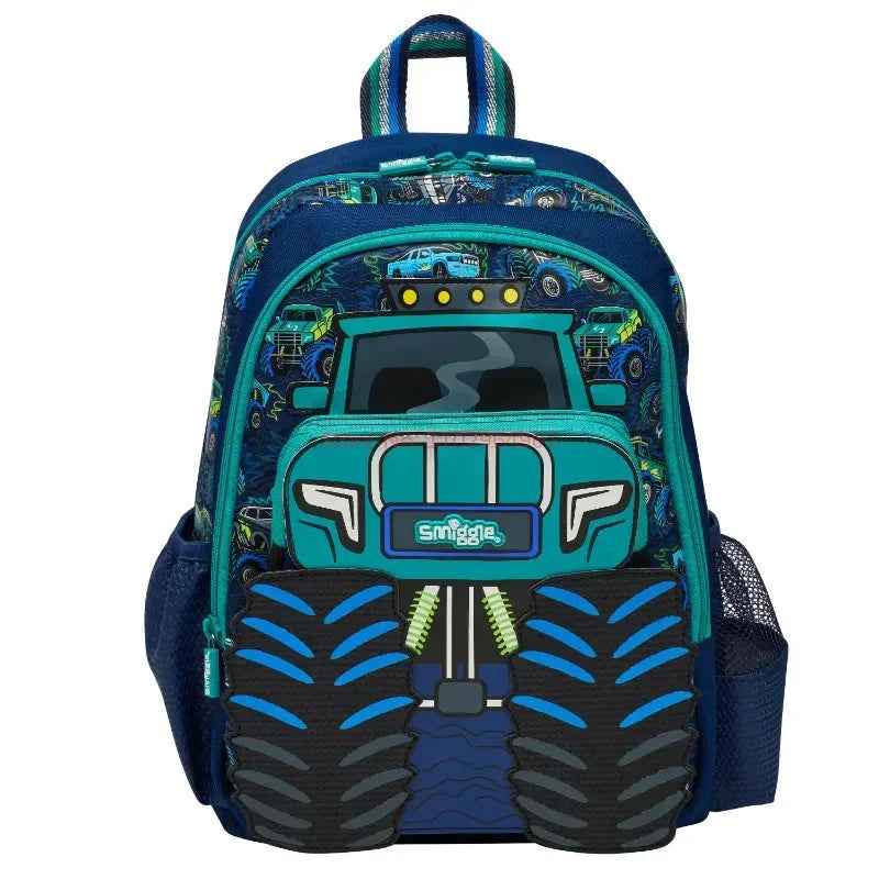 🚛 Smiggle Blue Truck Backpack Set – Cool & Practical for School Boys! 🎒 - ThiGui