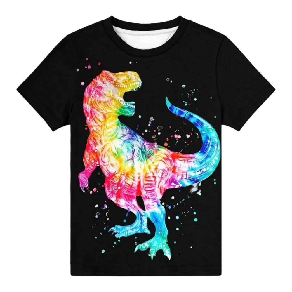 🌟 Fierce & Fun! 3D Dragon T-Shirt for Boys 🐉🔥 – The Ultimate Summer Tee - ThiGui