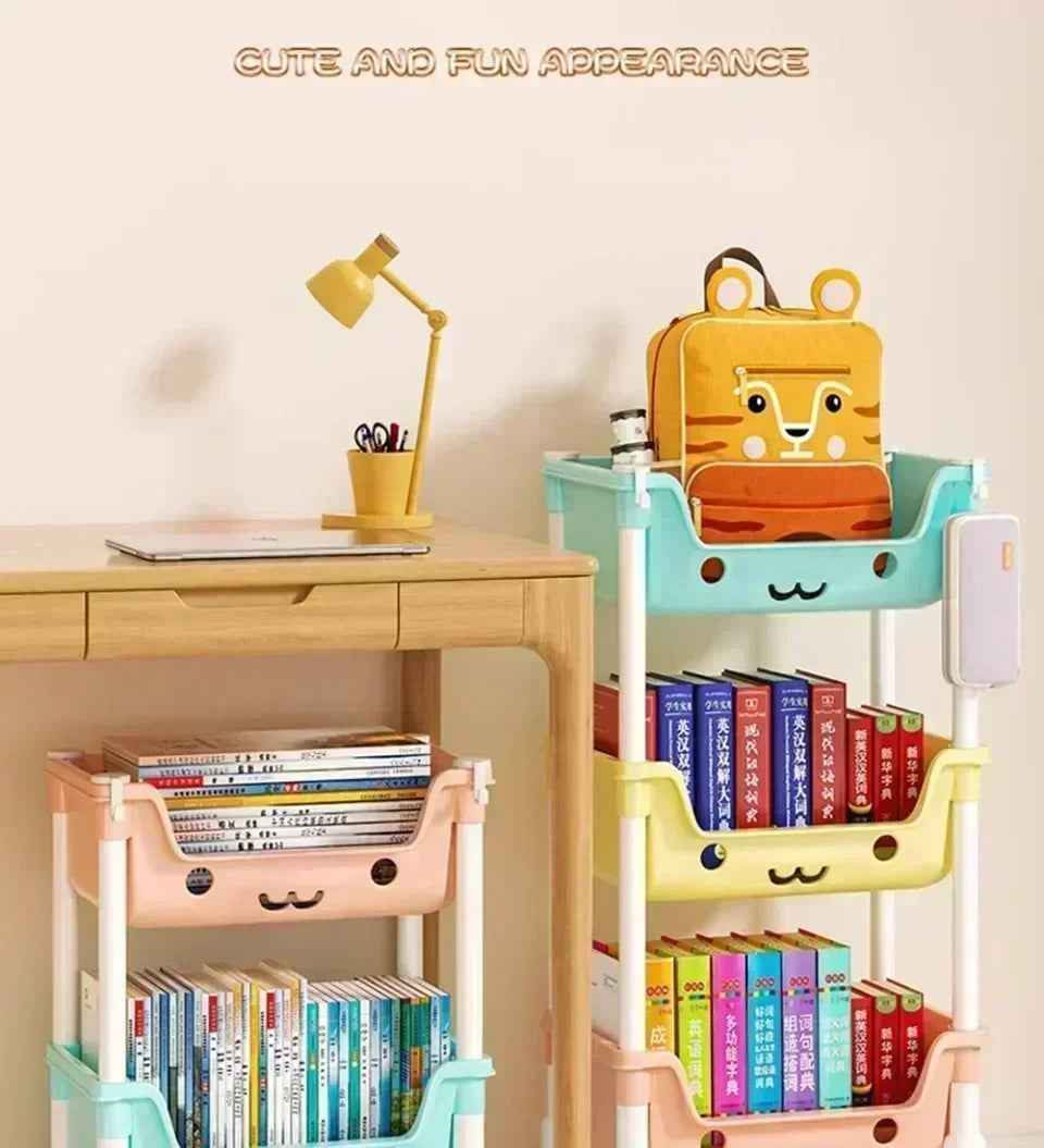 🛒 Rolling Storage Rack – Tidy Up in Style, Anywhere in the House! 🏠🧺 - ThiGui