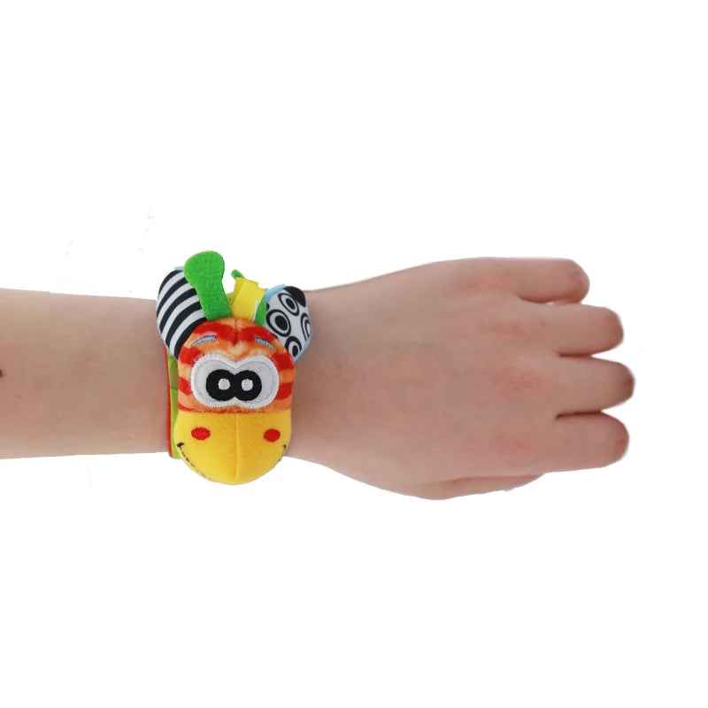 🧦Cuddly Animal Rattle Socks & Wristbands – Fun Discovery for Curious Babies! - ThiGui