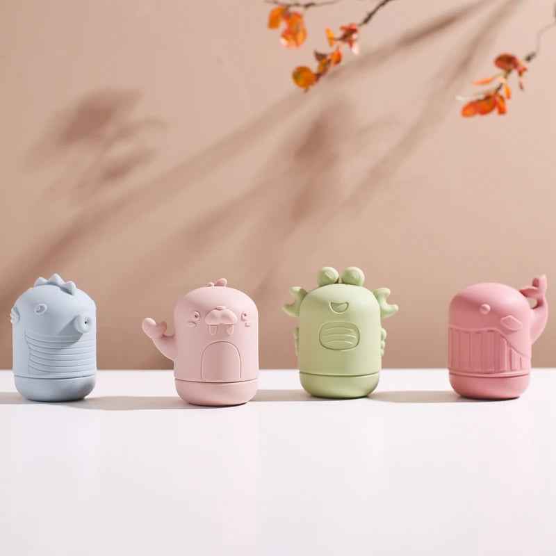 🐳 Soft Silicone Animal Bath Toys – Splash-Safe Fun with Cuddly Creatures! 💦🛁 - ThiGui
