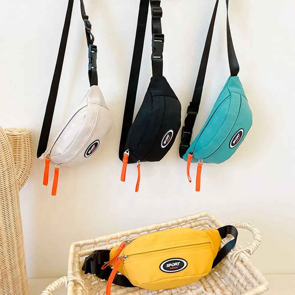 🎒 Everyday Adventure Buddy! Cute & Comfy Canvas Chest Bag for Active Kiddos 👧 - ThiGui