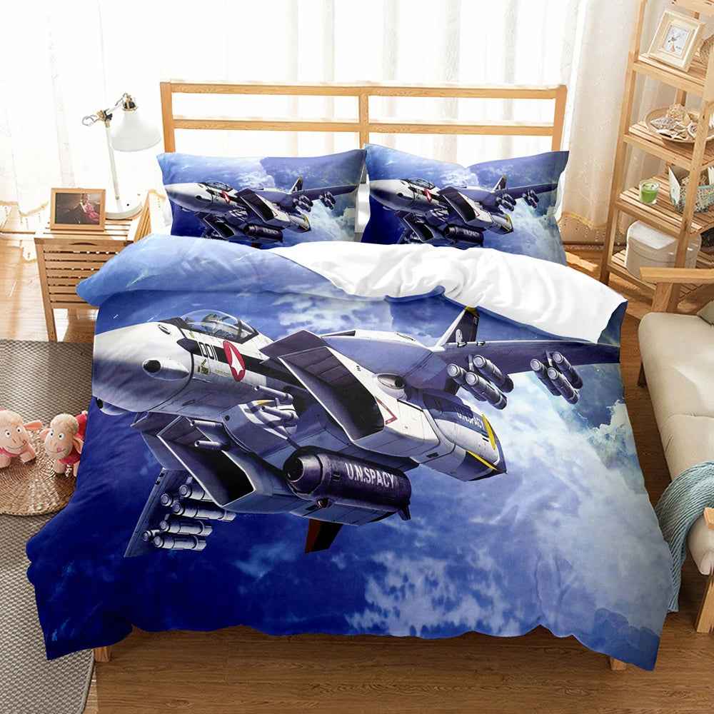 ✈️Sky-High Dreams! Airplane Bedding Set for Little Pilots - ThiGui
