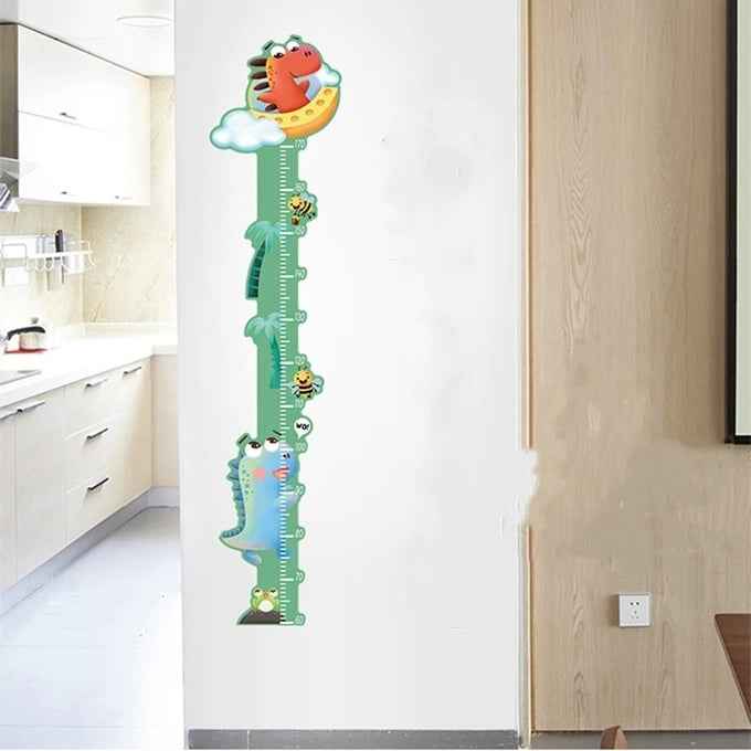 Watch Me Grow! Cute Animal Height Chart Wall Sticker for Boys’ Rooms - ThiGui