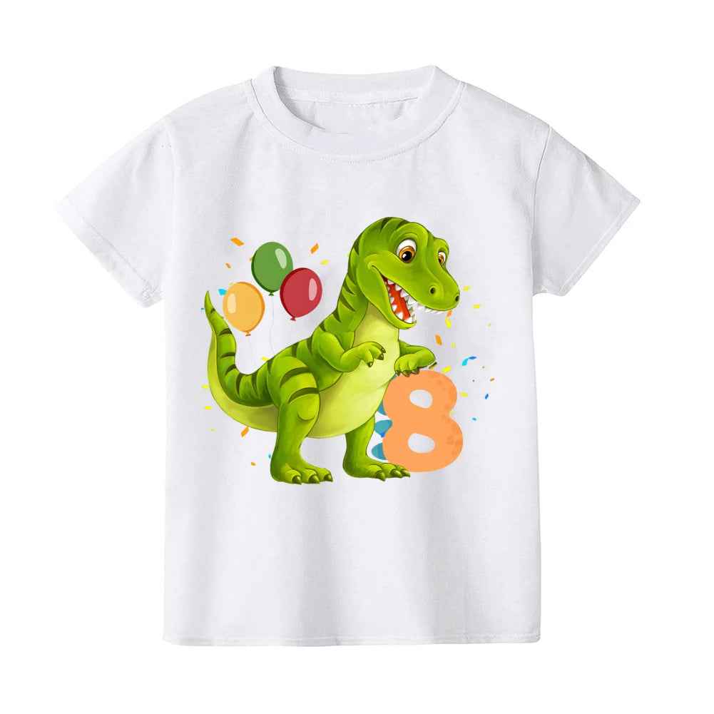 🦖🎉 Rawr! T-Rex Birthday Tee for Boys & Girls – Choose ANY Age! - ThiGui