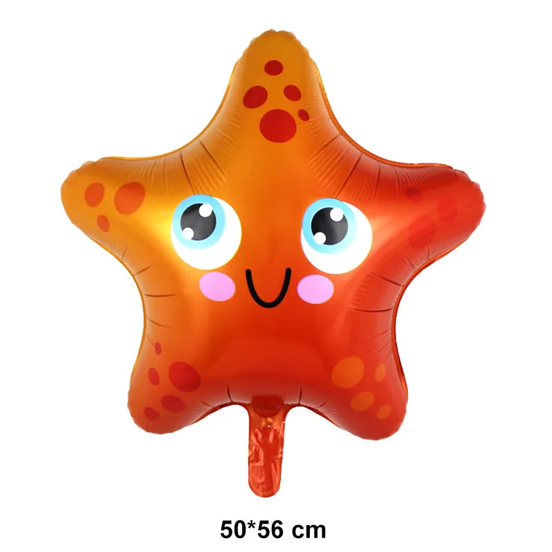 🐠 Under the Sea Birthday Balloon Set – Dive into a Magical Ocean Party! 🌊🎈 - ThiGui