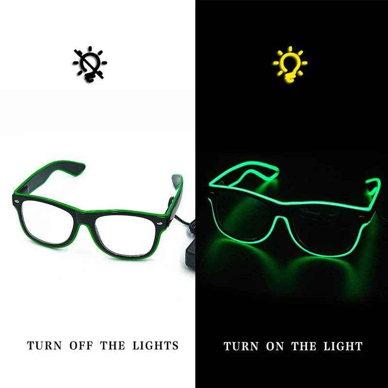 💫Glow Party Magic! Light-Up Neon Glasses for Boys Who Love to Shine - ThiGui