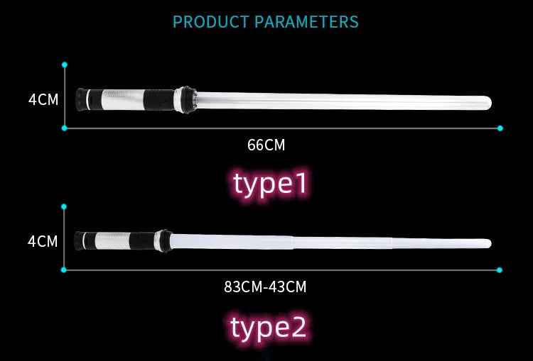 🌈Glow Like a Hero! The 2-in-1 Lightsaber Toy That Turns Boys into Jedi Knights - ThiGui