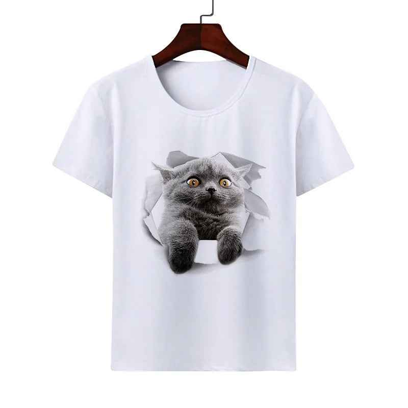 🐱 Purr-fectly Cool! 3D Cat T-Shirt for Boys 😻🎨 - ThiGui