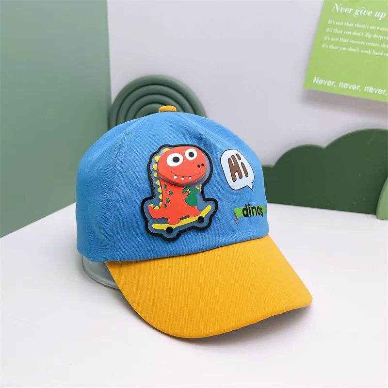 🧢Roarsome Dino Cap – The Comfy, Cool Hat Every Little Explorer Needs This Summer! - ThiGui