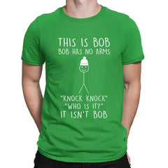 This Is Bob Stickman Joke Tee 😂🎭 Funny Vintage Cotton Graphic Shirt - ThiGui