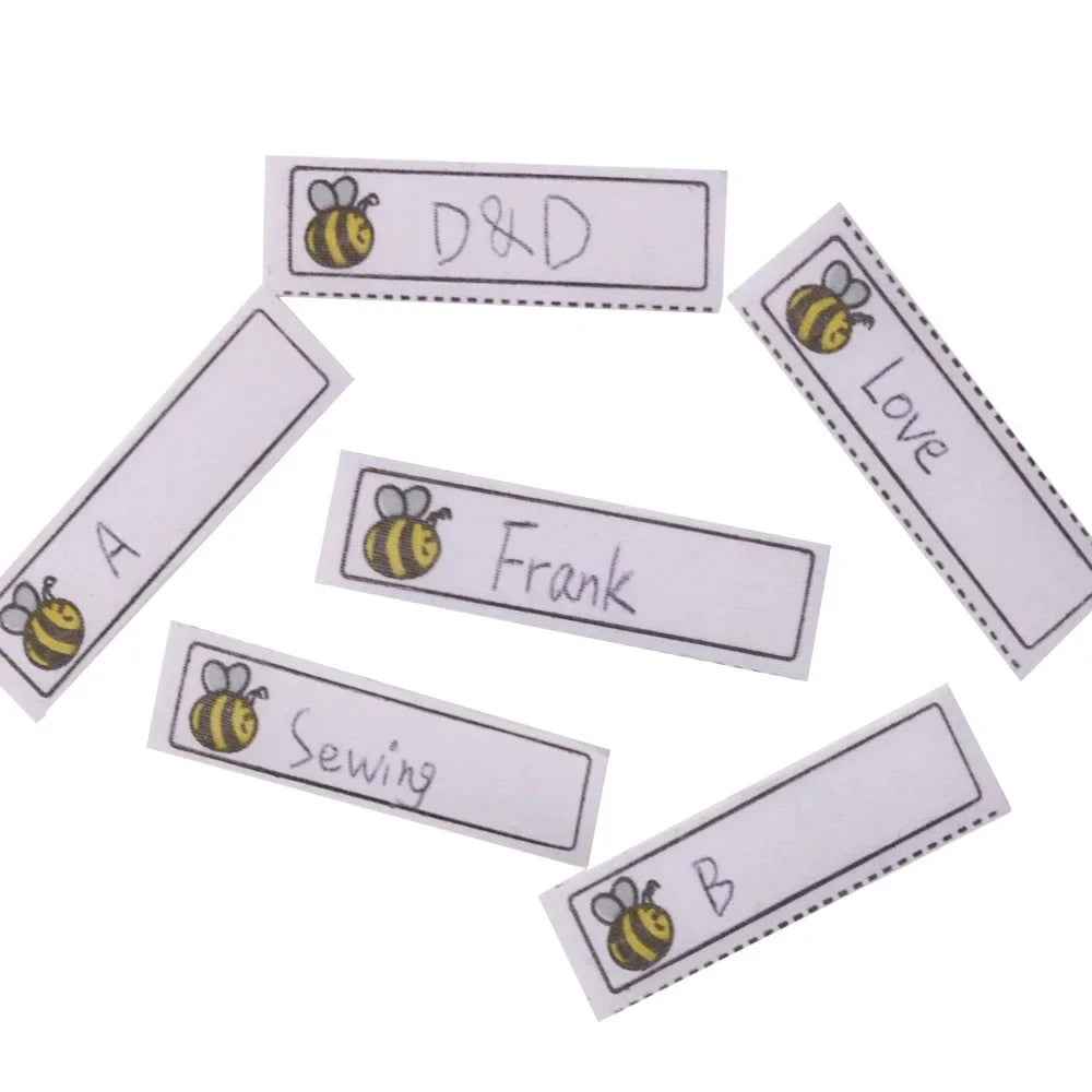 🐝Buzz-Worthy Iron-On Name Labels – Keep Clothes Cute & Organised! - ThiGui