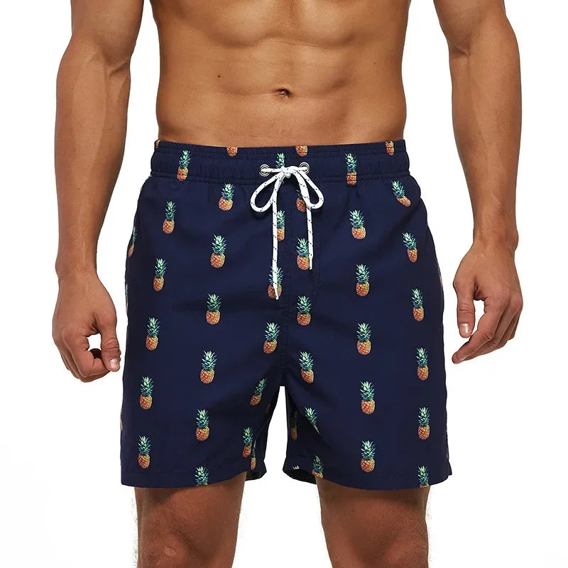 🌴 Tropical Fun for Little Explorers! Boys' Flamingo Print Swim Shorts 🏖️ - ThiGui