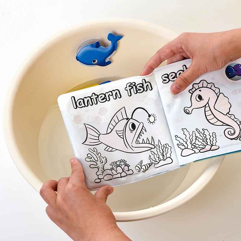 📖 Splash & Learn – Magic Bath Books That Reveal Colors with Water! 🛁🎨 - ThiGui