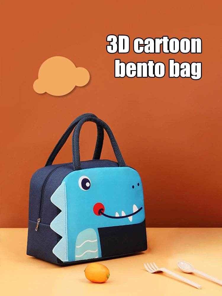👜Adorable & Practical 3D Cartoon Bento Bag – Every Mum’s Mealtime Hero! - ThiGui
