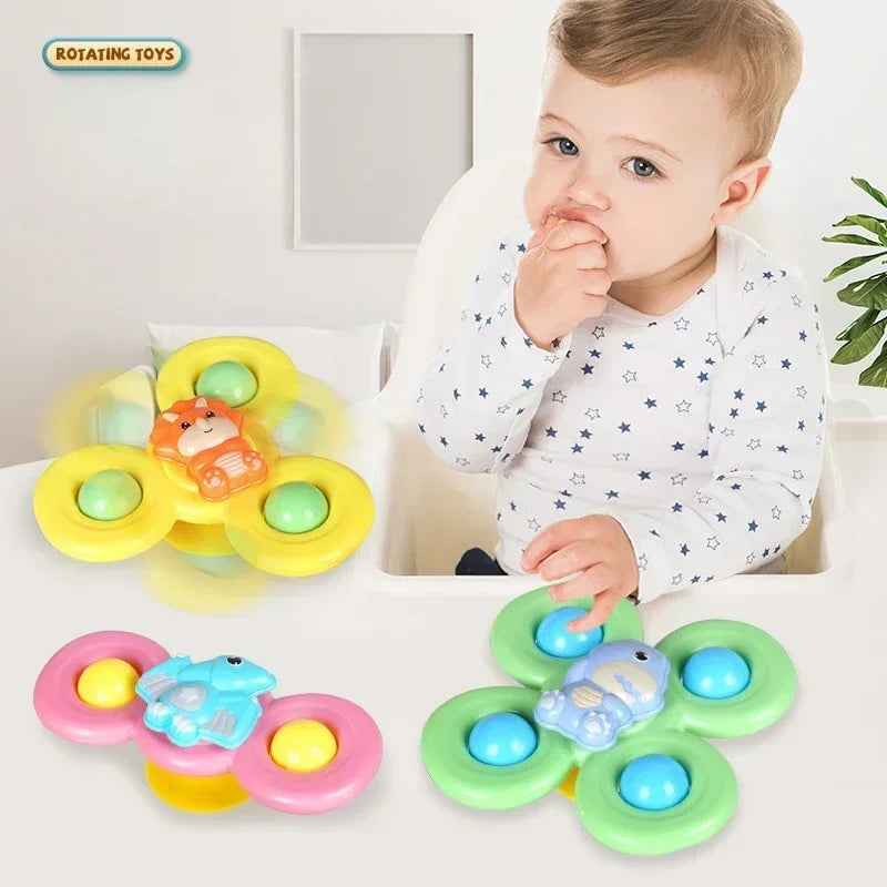 🌀 Spinner Suction Toys – Bath Time, Play Time, Anytime Fun! 🚿👶 - ThiGui