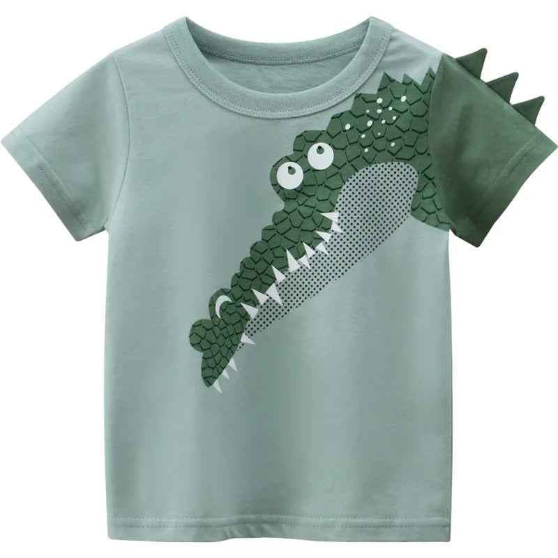 👕Cool & Comfy Cartoon T-Shirts for Boys – Perfect for Summer Fun! - ThiGui