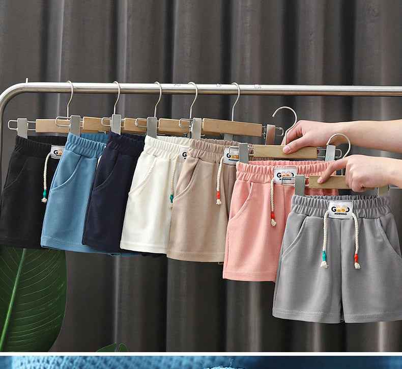 🩳Bright & Breezy Boys’ Beach Shorts – Candy Colours, Elastic Waist & All-Day Summer Comfort - ThiGui