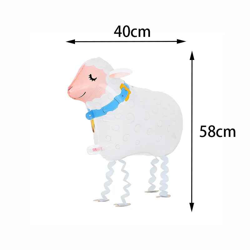 🐷Oink, Moo, Baa – Adorable Farm Animals Tablecloth for a Barnyard Bash! 🐮🐑 - ThiGui