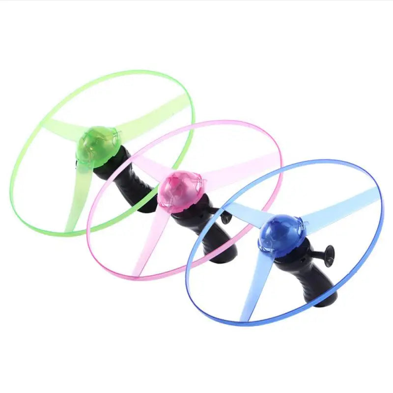 🛸 Spinning UFO Flyer – Flashy LED Fun for Outdoor Adventures! 🚀💡 - ThiGui