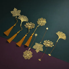 🍂📖 A Timeless Thank You – Elegant Metal Leaf Bookmark for Cherished Teachers 🍁🌸 - ThiGui