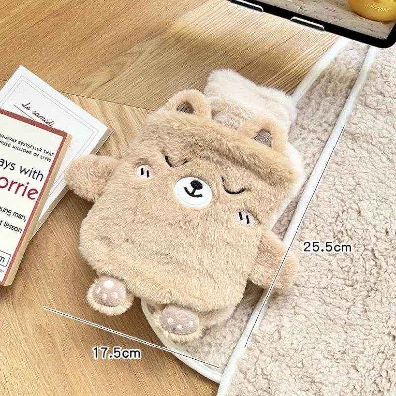 🧸Cuddly Cozy Buddy – Soft Plush Hot Water Bottle for Boys' Tummy, Hands & Feet - ThiGui