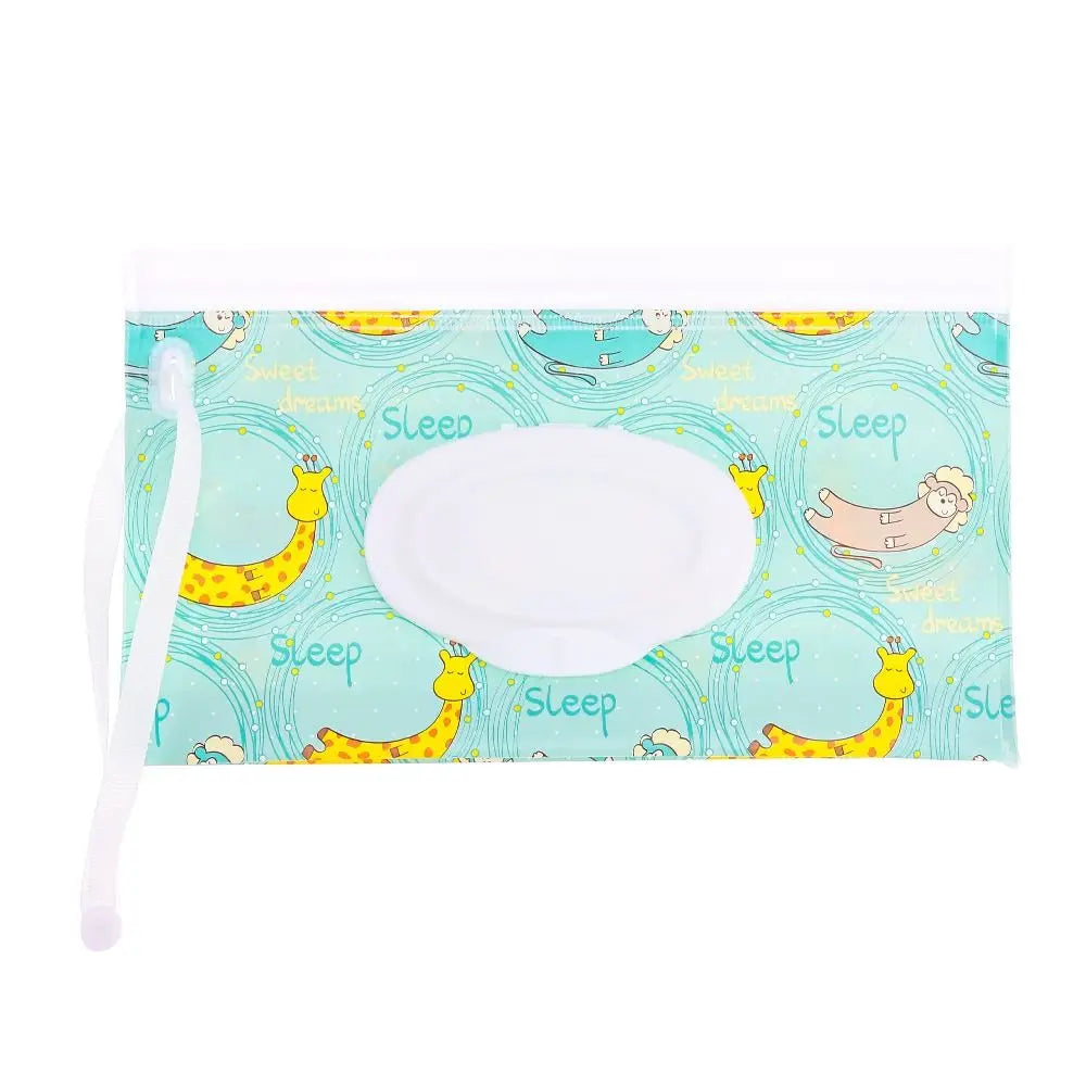 🧷 Smart Wet Wipes Bag – Snap, Strap & Go! Perfect for Mum Life on the Move! 💖🍼 - ThiGui
