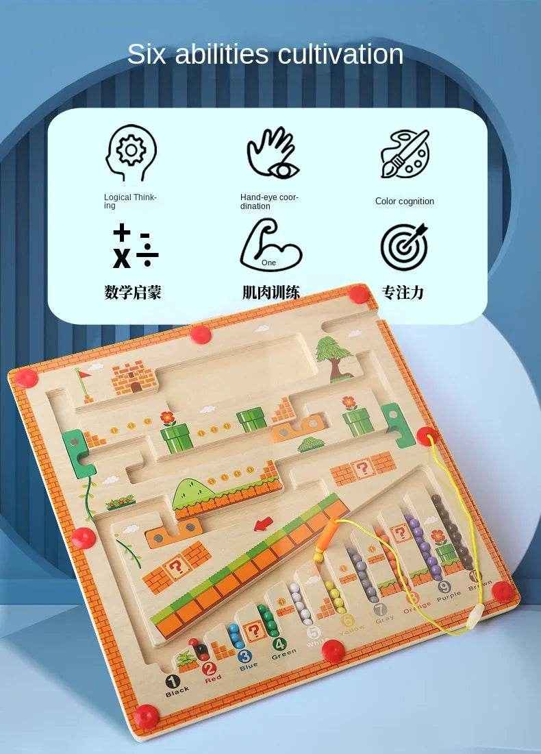 💡Montessori Magnetic Maze – A Colourful Puzzle Adventure for Clever Little Fingers - ThiGui