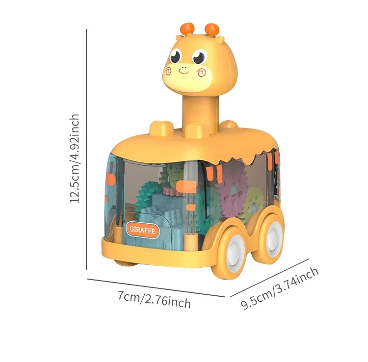 🚗🧩 Press & Go Gear Cars – Fun-Powered Motion with Animal Puzzle Magic! 🦁💨 - ThiGui