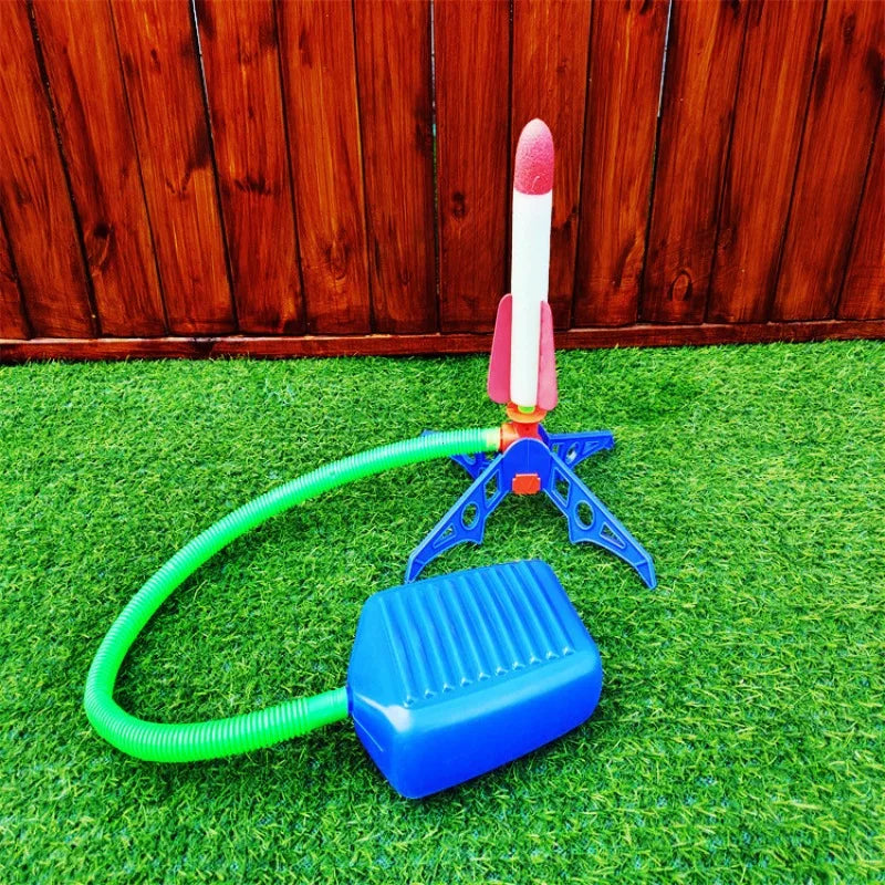 🦶🚀 Jump, Stomp & Launch! Air Rocket Launcher Set for Kids – Outdoor Energy Fun 🎯🌤️ - ThiGui