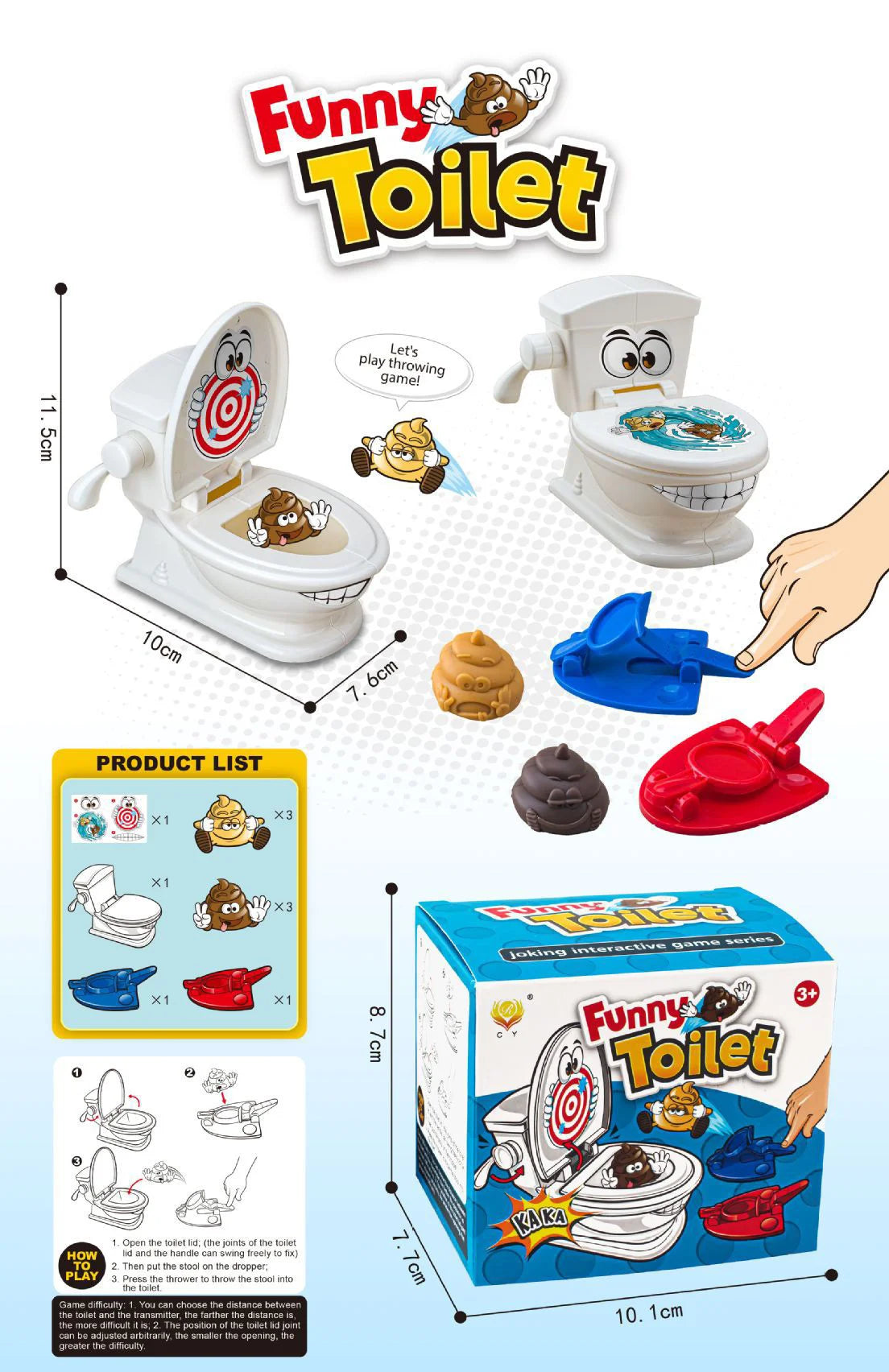 🚽💩 Toilet Catapult Game – Hilarious Fun for Kids & Families! 😂🎯 - ThiGui