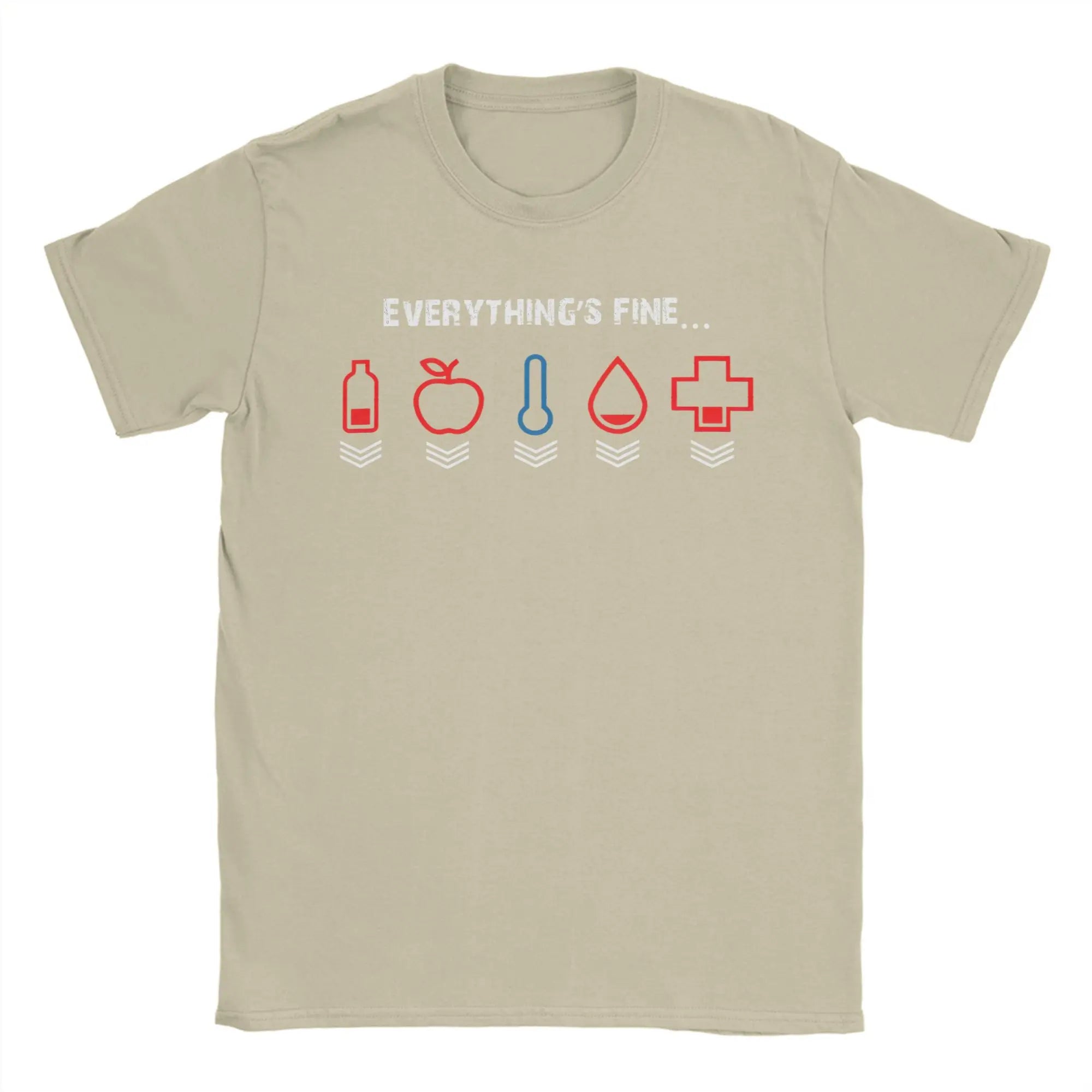 I’m Fine Everything’s Fine Gamer Tee 🎮🔥 100% Cotton Men’s T-Shirt - ThiGui