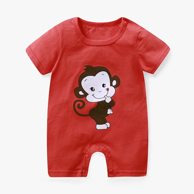 🌞 Soft Cotton Baby Romper – Cool & Comfy for Sunny Days! 👶☁️ - ThiGui