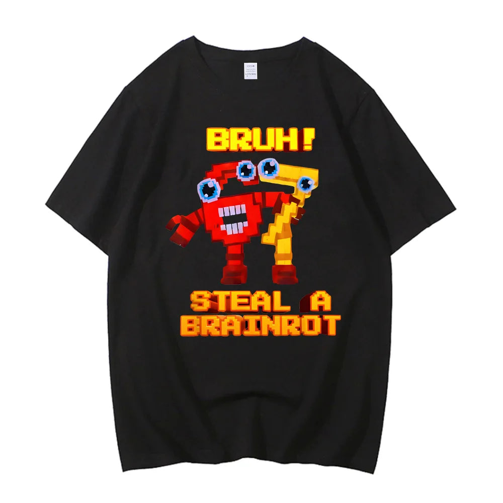 67 Six Seven Brainrot Gamer Tee 🎮🔥 High Quality Cotton Boys T-Shirt - ThiGui