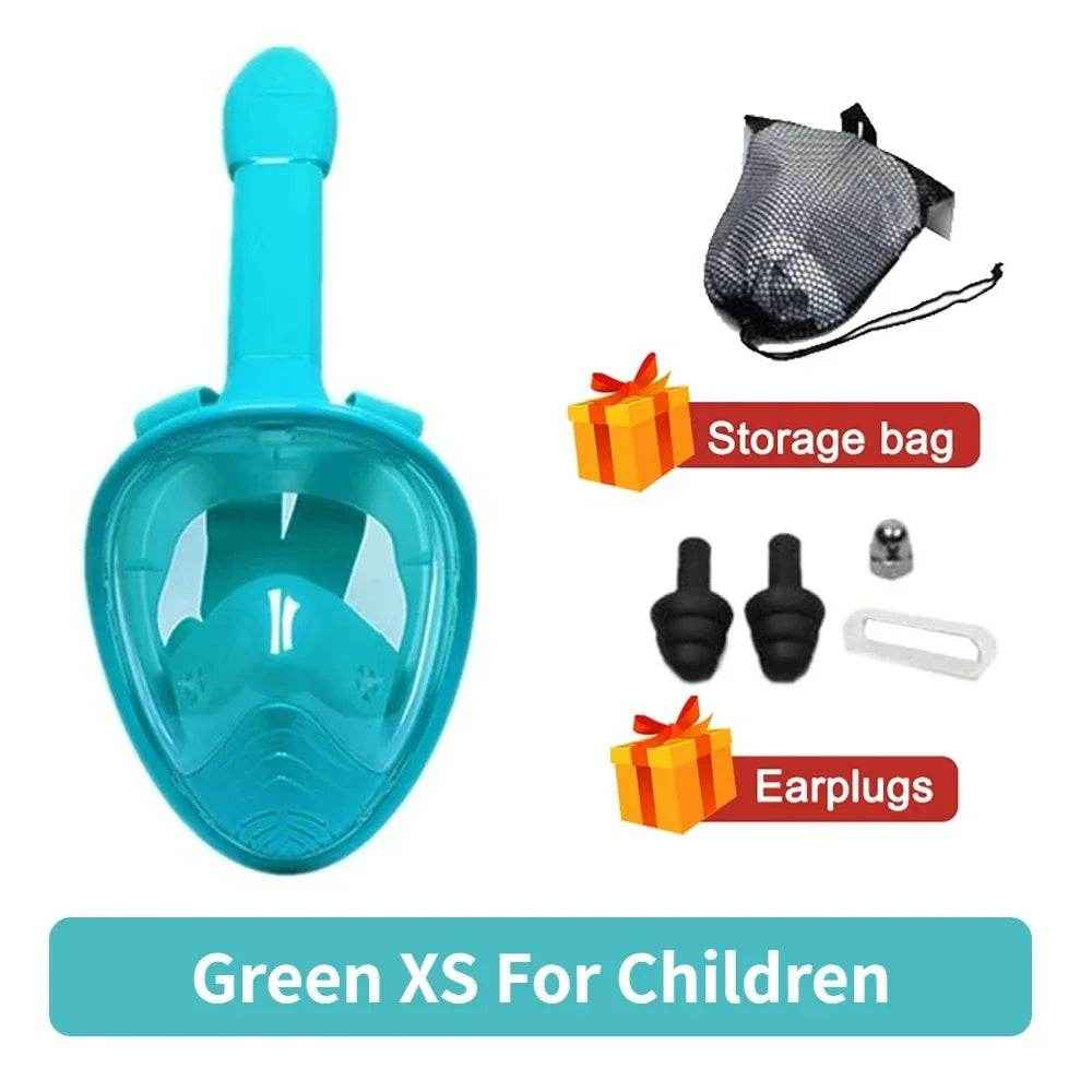 🐠Full Face Snorkel Mask for Boys Who Want to Explore the Underwater World with Confidence - ThiGui