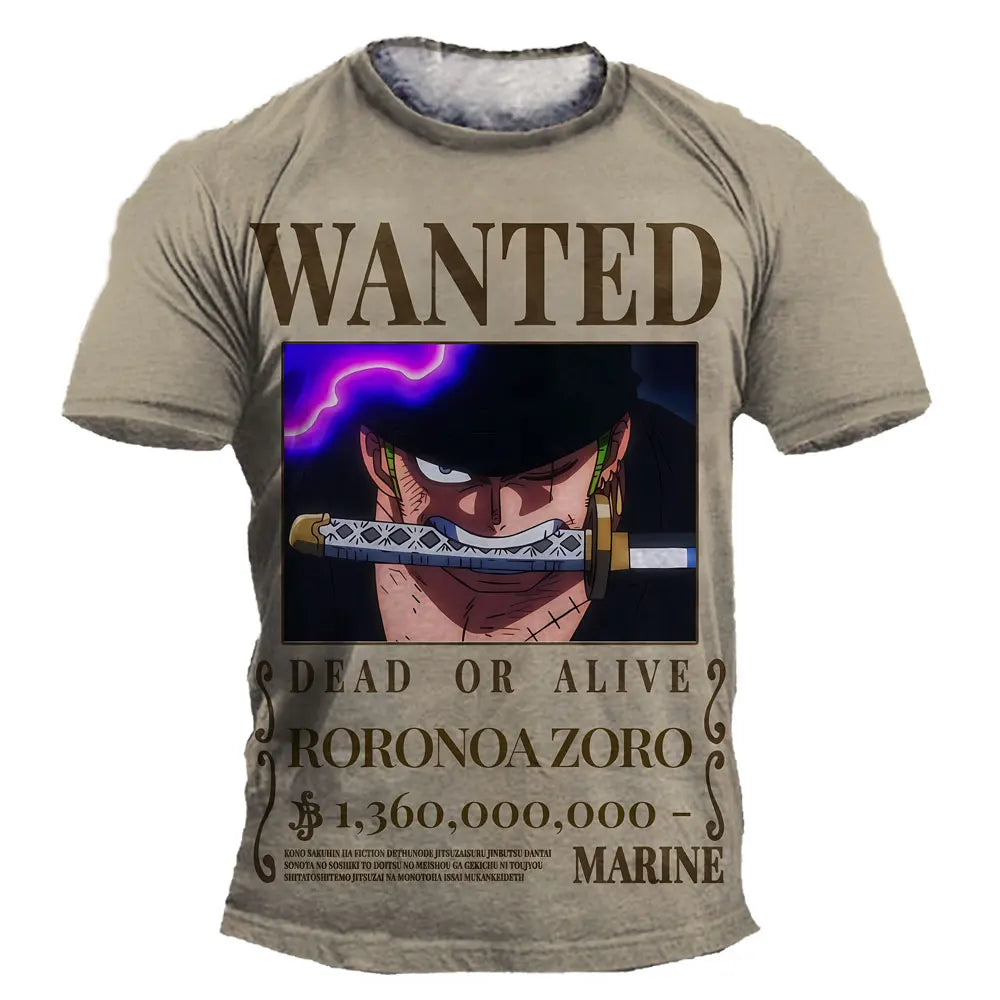 ⚓🔥 Cool Pirate Energy Boys T-Shirt – Luffy Adventure Summer Tee 🔥⚓ - ThiGui