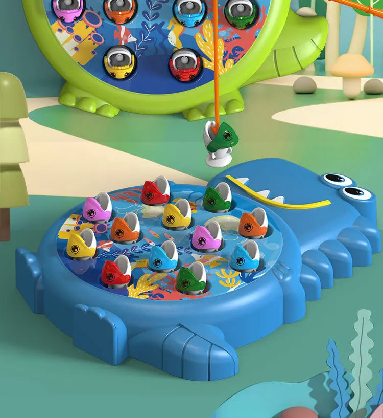 🎣 Dino-Fishing Fun! Magnetic Fishing Toy Set for Curious Little Hands 🦕🧠 - ThiGui