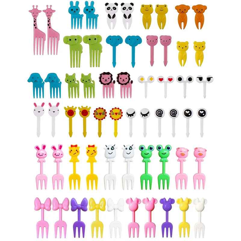 🐰🍎 Cute Animal Food Picks – Make Mealtime Fun & Fuss-Free! 🍱🎉 - ThiGui