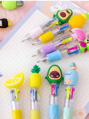 🖊️Magical 4-Color Cartoon Pens – The Ultimate Fun Writing Buddy for Creative Boys - ThiGui