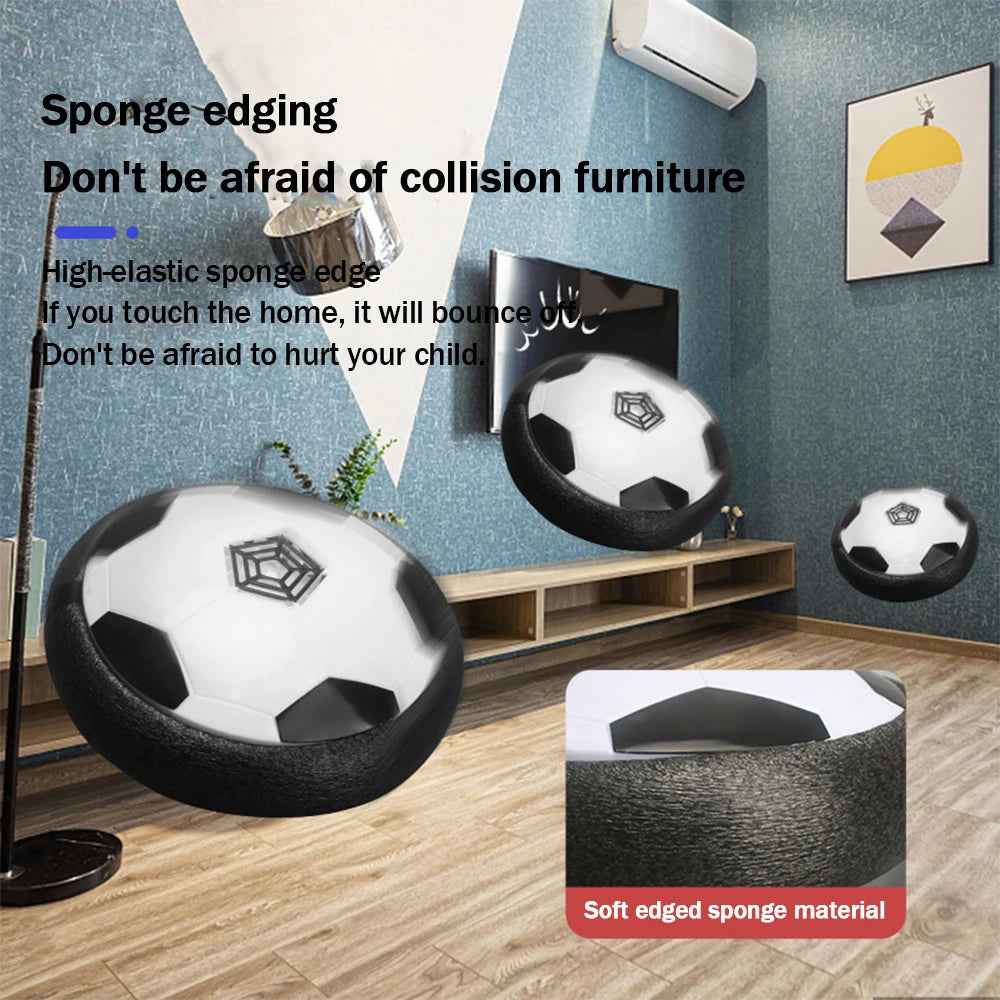 ⚽Indoor Hover Soccer Ball for Boys with Lights and Air Cushion for Active Play Anywhere - ThiGui
