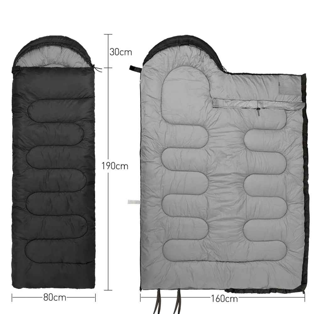 🌟 All-Season Camping Comfort – Warm & Lightweight Sleeping Bag for Your Brave Boy 🛏️❄️🔥 - ThiGui