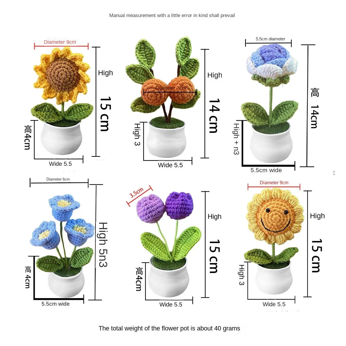 🌹 Mini Merci Flower Pot – A Handmade Bloom to Say Thanks with Heart! 🌼✨ - ThiGui