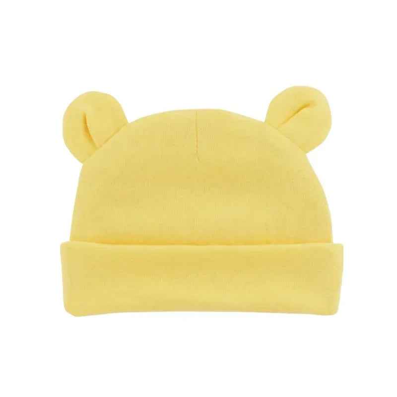 🧸 Soft Baby Cotton Hat with Ears – Cuteness & Warmth in One! ❄️👶 - ThiGui