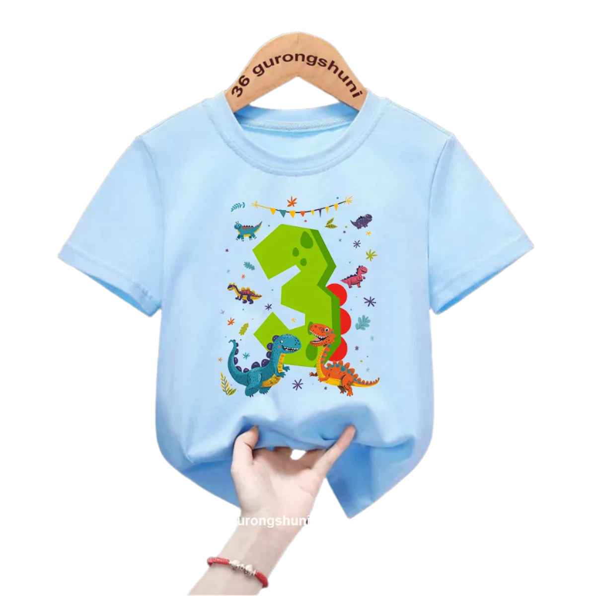 🎉Birthday Dino T-Shirt for Boys – Fun Ages 1 to 9! - ThiGui